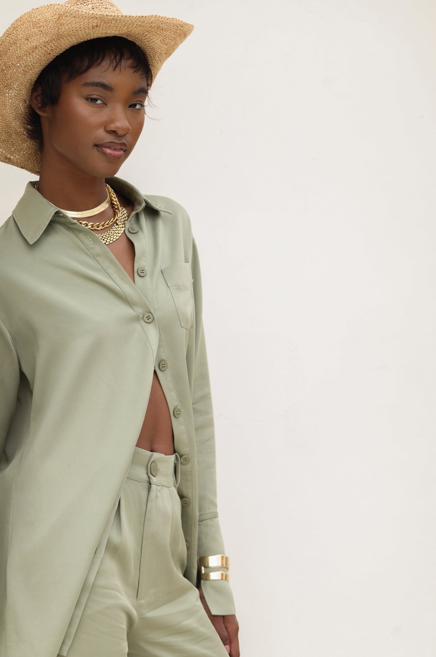 Monstera Blouse