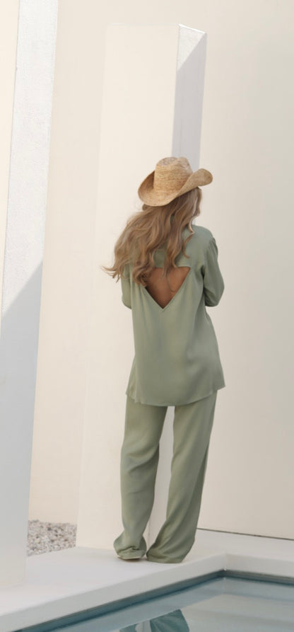Monstera Blouse